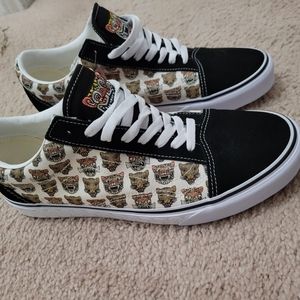 Vans jaguar print sneakers men size 11